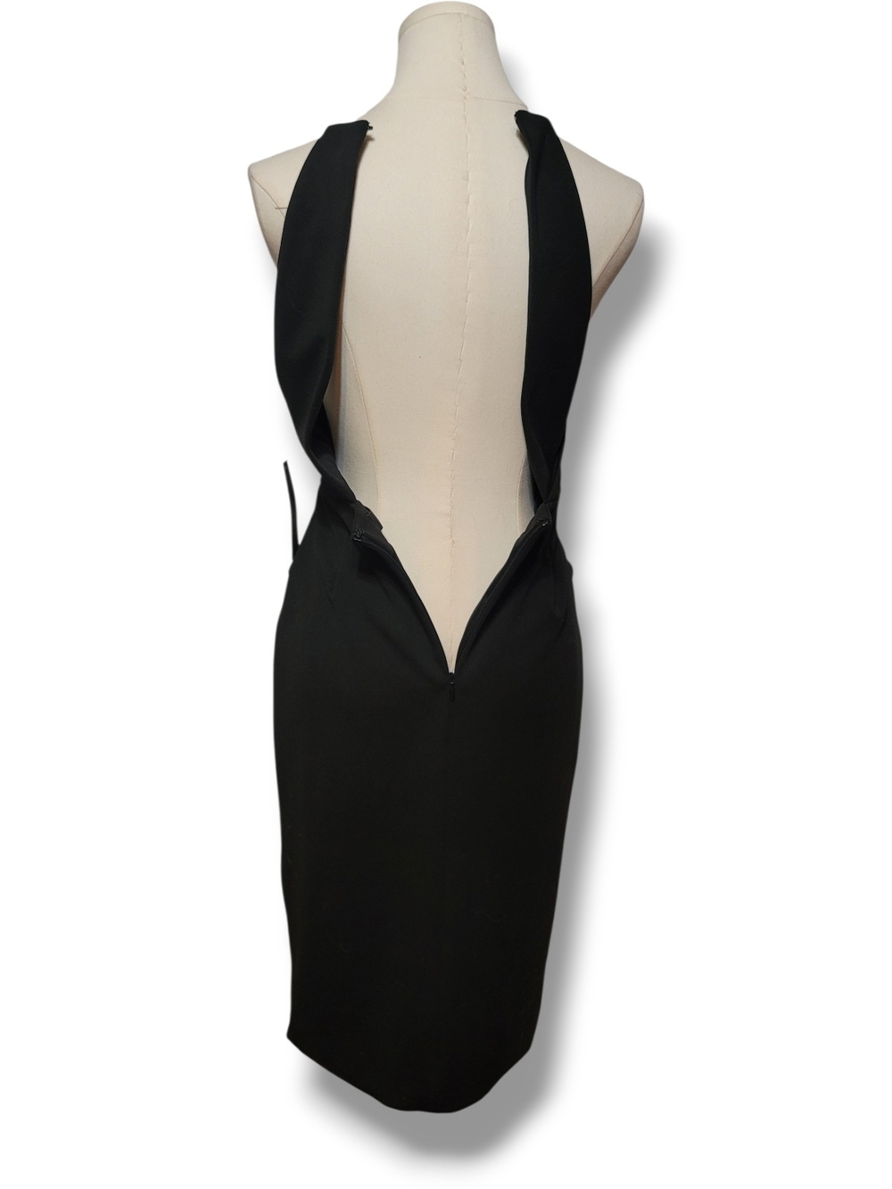 LULUS - XS Women’s Black Halter Open Back Dress - Picture 5 of 13